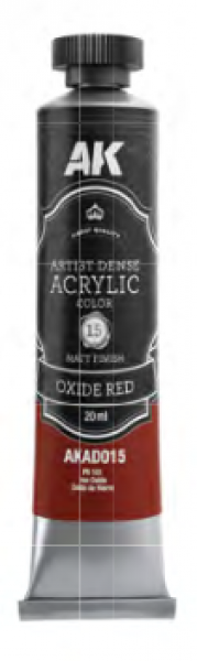 AK Interactive: Artist Dense Acrylic Color - Oxide Red