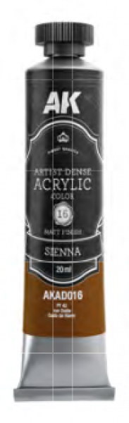 AK Interactive: Artist Dense Acrylic Color - Sienna