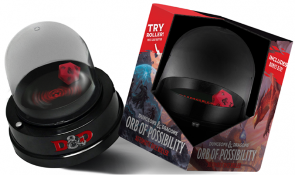 D&D Dice Roller: Orb of Possibility With Silicone D20