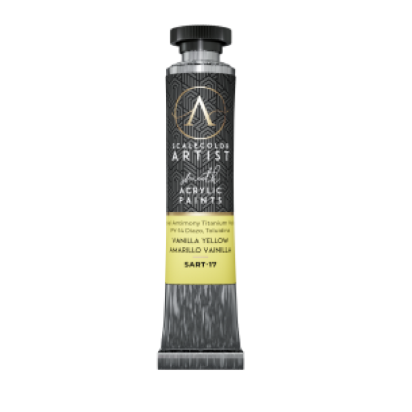Artist Scalecolor Range: VANILLA YELLOW (1 Tube 20 ML)