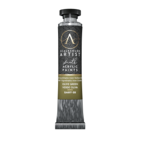 Artist Scalecolor Range: OLIVE GREEN (1 Tube 20 ML)