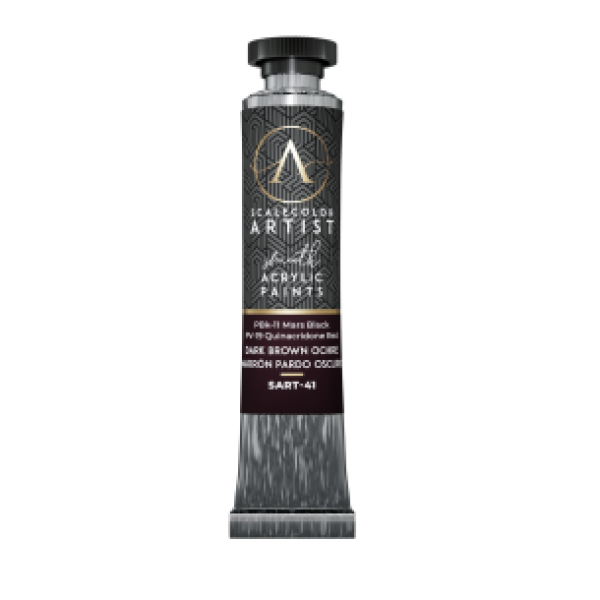Artist Scalecolor Range: DARK BROWN OCHRE (1 Tube 20 ML)