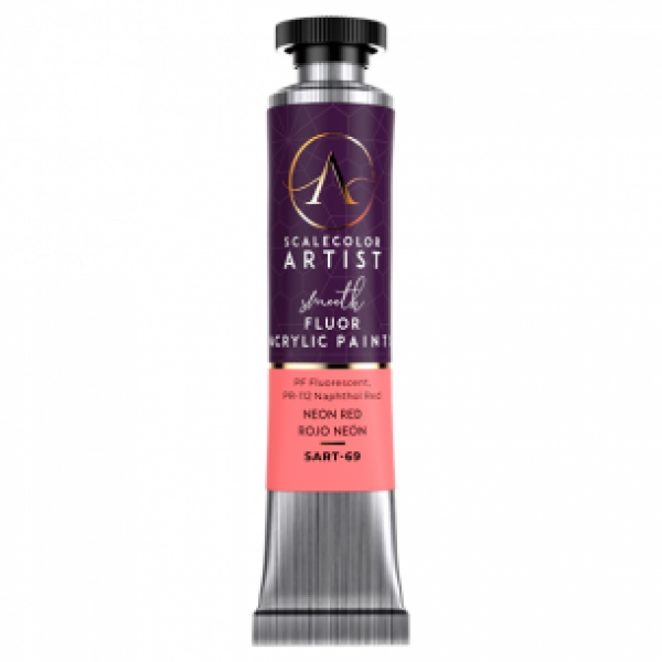Artist Scalecolor Range: NEON RED (1 Tube 20 ML)