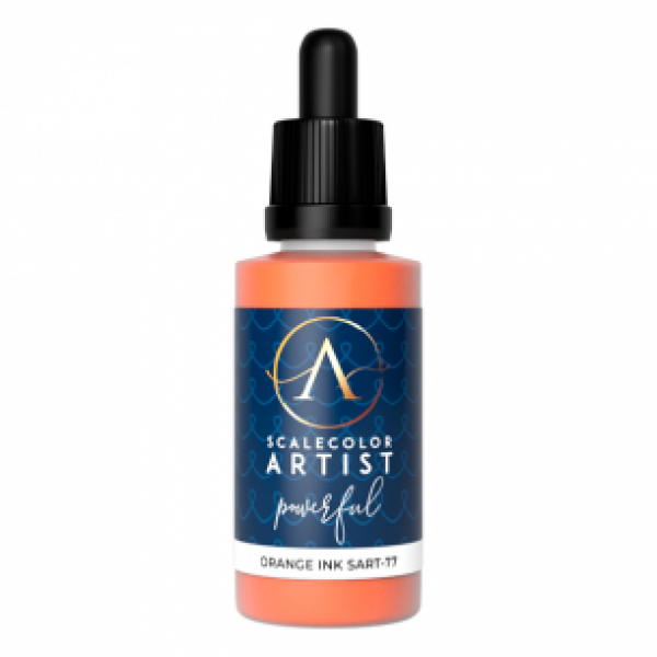 Artist Scalecolor Range: ORANGE INK (1 Tube 20 ML)