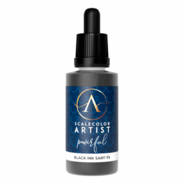 Artist Scalecolor Range: BLACK INK (1 Tube 20 ML)