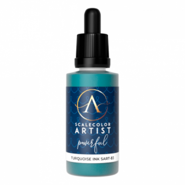 Artist Scalecolor Range: TURQUOISE INK (1 Tube 20 ML)