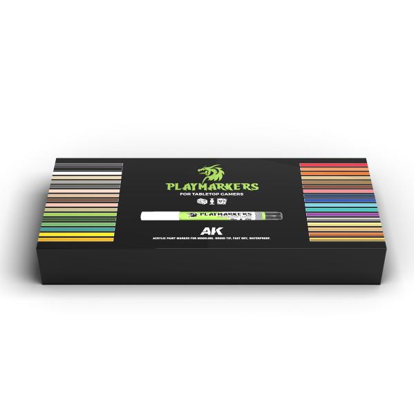 AK-Interactive: Playmarkers - SPECIAL BOX SET Full Range 34 Playmarkers