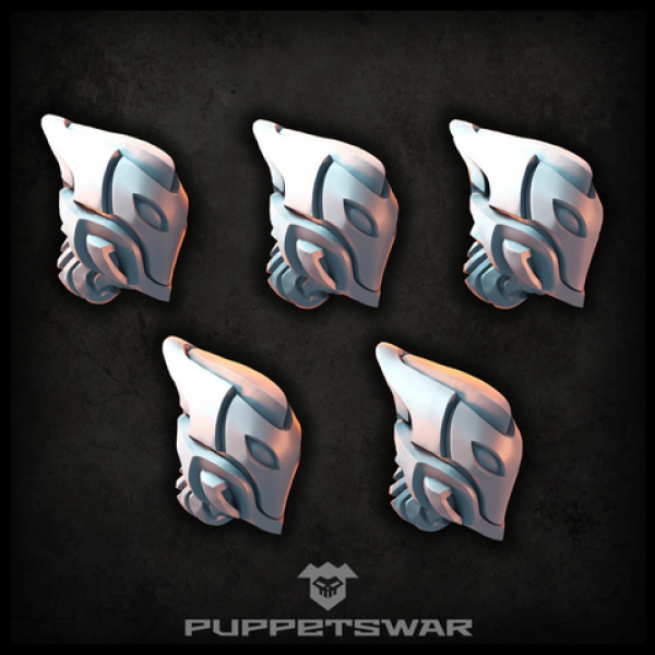 Puppetswar: (Accessory) Warp Knight Helmets (5)