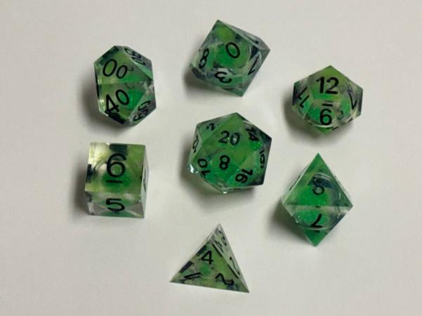 TMNT & Other Strangeness Mutagen Green Dice Set