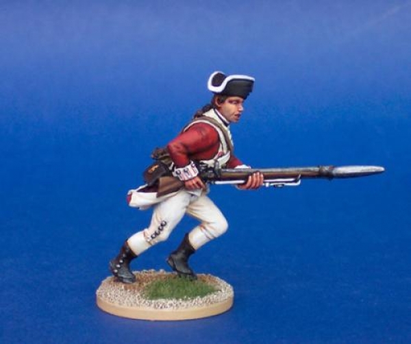 Front Rank Miniatures: 40A10 British Battalion Company - Attacking, Levelled Musket (3 Head Var