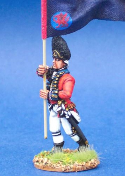 Front Rank Miniatures: 40A111 Fusilier Standard Bearer Marching (1 figure) (40mm)