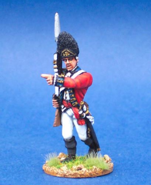 Front Rank Miniatures: 40A113 Fusilier Officer Marching With Fusil (1 figure) (40mm)