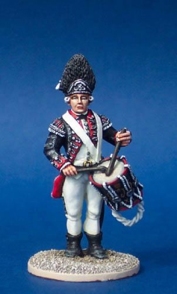 Front Rank Miniatures: 40A13 British Battalion Company Command - Drummer Standing, Playing Drum