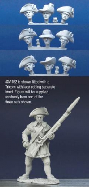 Front Rank Miniatures: 40A152 Hunting Shirts - Standing, Reaching Into Cartridge Box (1 figure)