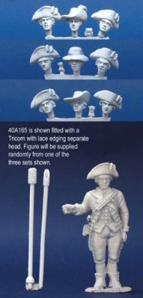 Front Rank Miniatures: 40A165 Artillery Crewman - Gunner With Sponge /Ladle (1 figure) (40mm)