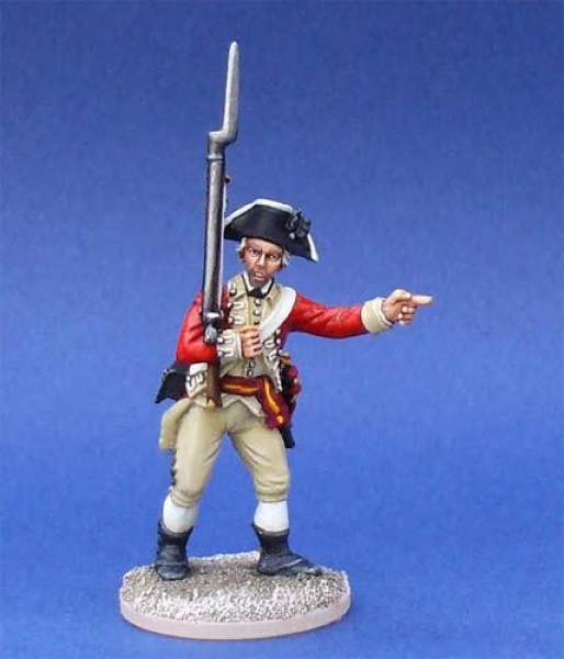 Front Rank Miniatures: 40A17 British Battalion Company Command - Sergeant, With Fusil (1 figure