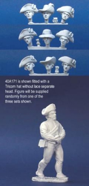 Front Rank Miniatures: 40A171 Artillery Crewman - Gunner / Labourer In Waistcoat Carrying Ball 