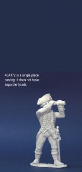 Front Rank Miniatures: 40A172 Artillery Crewman - Officer With Telescope (Cast On Head) (1 figu