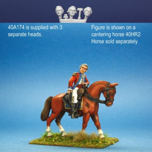 Front Rank Miniatures: 40A174 British General - Lieutenant-General In Service Dress, Hat In Han