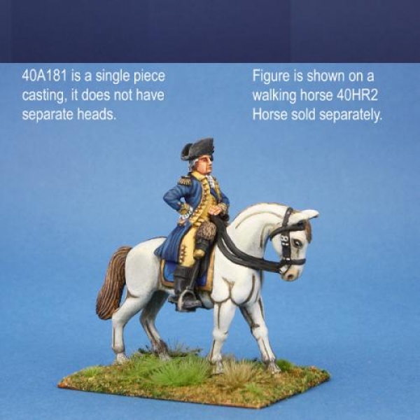 Front Rank Miniatures: 40A181 Continental General - General George Washington (1 figure) (40mm)
