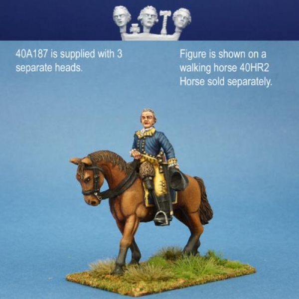 Front Rank Miniatures: 40A187 Aide-De-Camp, Hat In Hand (Separate Heads) (1 figure) (40mm)