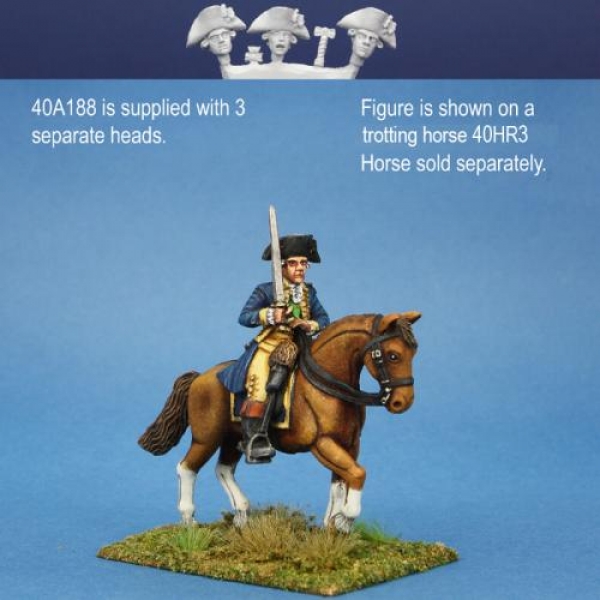 Front Rank Miniatures: 40A188 Aide-De-Camp, Sword Drawn (1 figure) (40mm)