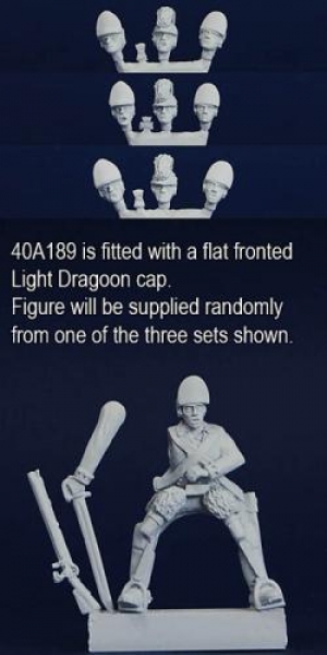 Front Rank Miniatures: 40A189 Continental Light Dragoon - Suitable For Most Regiments - Trooper