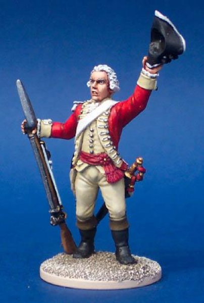 Front Rank Miniatures: 40A19 British Battalion Company Command - Officer Standing With Fusil, W