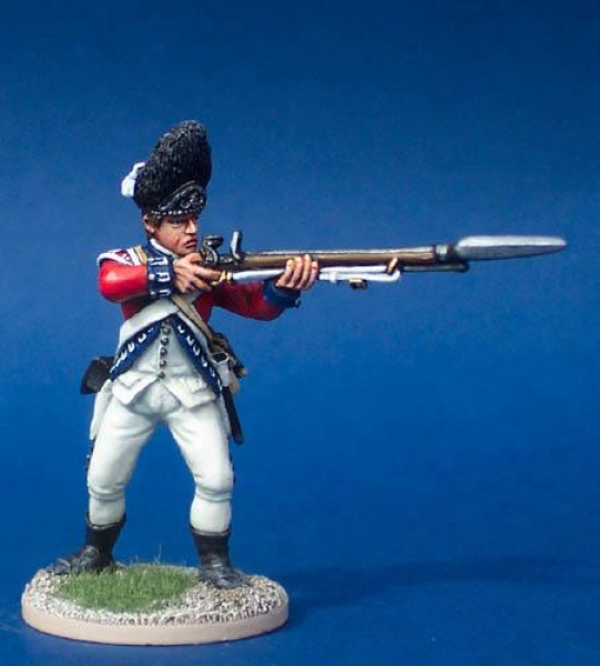 Front Rank Miniatures: 40A29 British Grenadier - Standing Firing (3 Head Variants) (1 figure) (