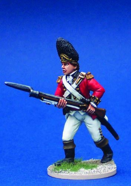 Front Rank Miniatures: 40A41 British Grenadier Command - Grenadier Officer Charging With Fusil 