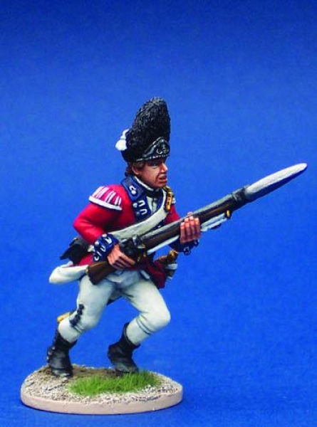 Front Rank Miniatures: 40A42 British Grenadier Command - Grenadier Sergeant Charging With Fusil