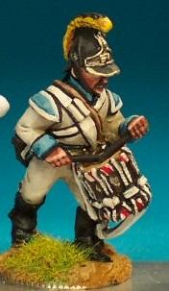 Front Rank Miniatures: AN10 German Fusilier - In Helmet - Drummer (6 figures)