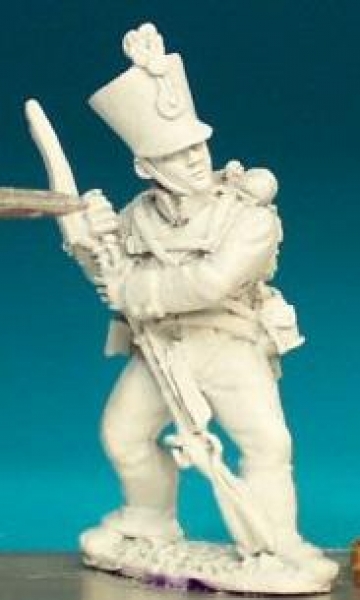 Front Rank Miniatures: AN15 German Fusilier - In Shako - Loading (6 figures)