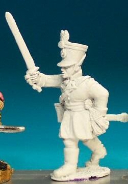 Front Rank Miniatures: AN18 German Fusilier - In Shako - Officer In Oberrock (6 figures)