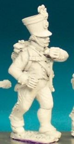 Front Rank Miniatures: AN19 German Fusilier - In Shako - Standard Bearer (6 figures)