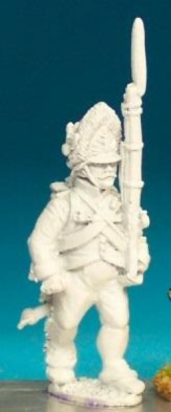 Front Rank Miniatures: AN21 German Grenadier - In Bearskin - Marching (6 figures)