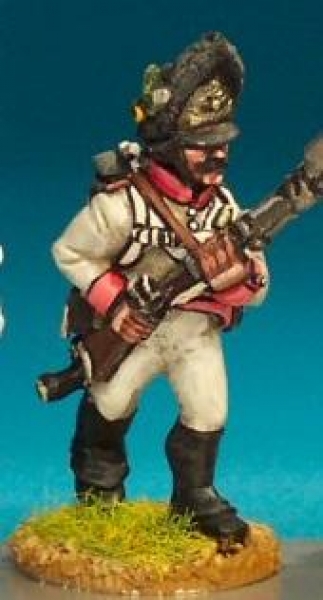 Front Rank Miniatures: AN22 German Grenadier - In Bearskin - Advancing, High Porte (6 figures)