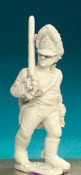 Front Rank Miniatures: AN26 German Grenadier - In Bearskin - Officer Marching (6 figures)