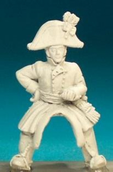Front Rank Miniatures: AN33 Mounted German Officer - Mtd, Officer In Oberrock & Bicorn, At Ease