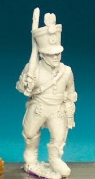 Front Rank Miniatures: AN49 Hungarian Fusilier - In Shako - Officer Marching (6 figures)