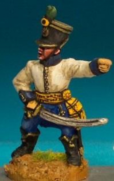 Front Rank Miniatures: AN50 Hungarian Fusilier - In Shako - Officer Standing Pointing (6 figure