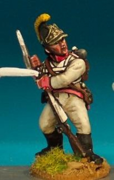 Front Rank Miniatures: AN5 German Fusilier - In Helmet - Loading (6 figures)