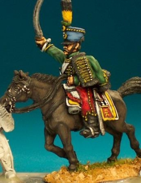 Front Rank Miniatures: ANC15 Hussar - Trooper, Sabre Outstretched (6 figures)
