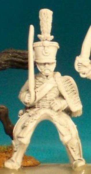 Front Rank Miniatures: ANC16 Hussar - Trooper, Sabre At Rest (6 figures)