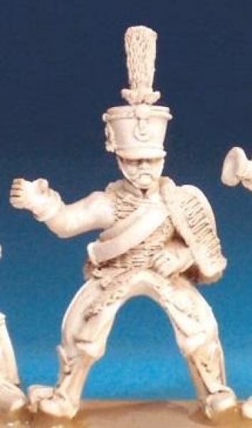 Front Rank Miniatures: ANC19 Hussar - Standard Bearer (6 figures)