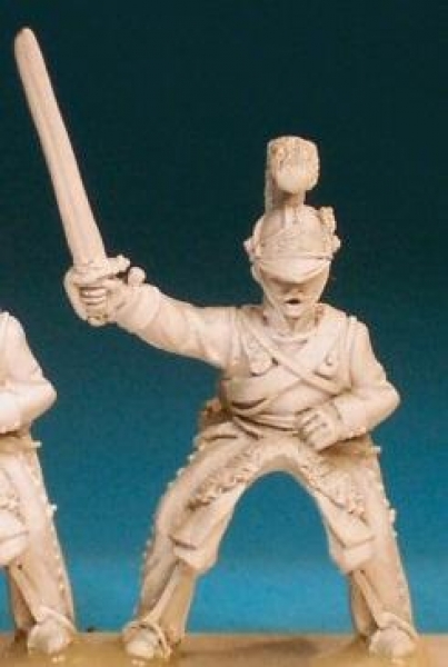 Front Rank Miniatures: ANC2 Cuirassier - Trooper, Sabre Outstretched (6 figures)