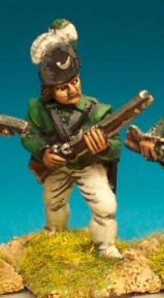 Front Rank Miniatures: AWB30 Queens Rangers Rifleman Advancing (6 figures)