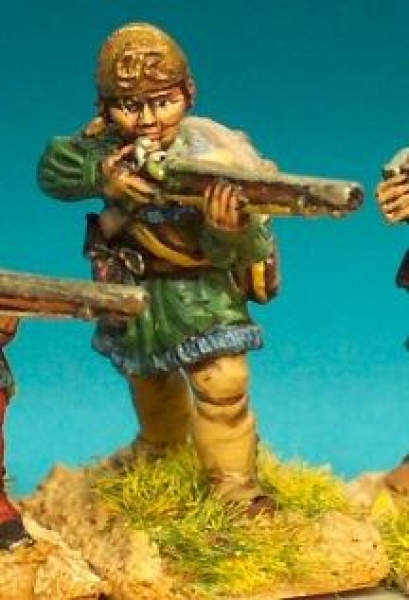 Front Rank Miniatures: AWB33 Butlers Ranger In Hunting Shirt Standing Firing (6 figures)