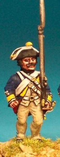 Front Rank Miniatures: AWB40 German Musketeer Marching (6 figures)