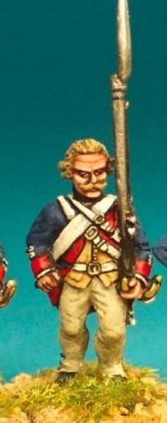 Front Rank Miniatures: AWB43 German Infantry. Marching. Bareheaded (6 figures)